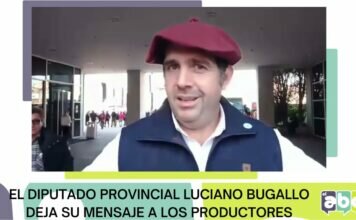 Luciano Bugallo, diputado provincial y un mensaje para los productores